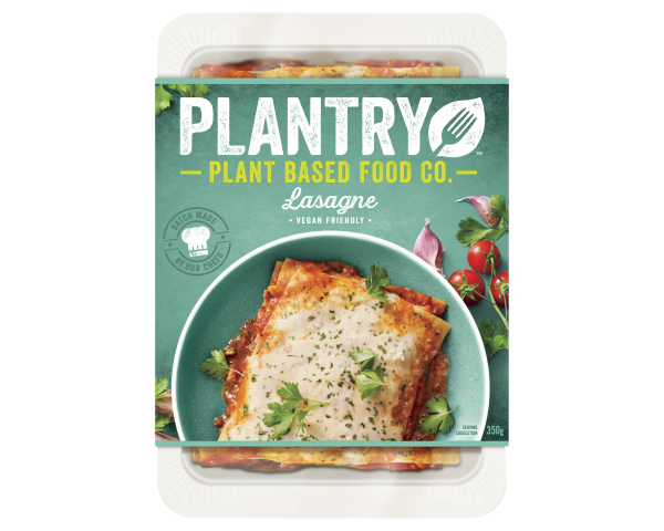 Plantry Plant Based Food Frozen Ready Meal Lasagne 350 g