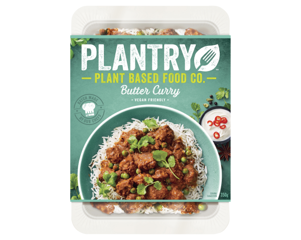 Plantry Plant Based Food Frozen Ready Meal Butter Curry 350 g